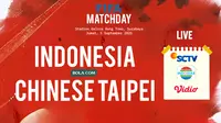 Sedang Berlangsung, Live Streaming Timnas Indonesia Vs Chinese Taipei